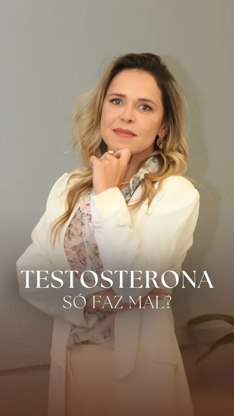 Retrato da Dra. Silvia em post sobre testosterona